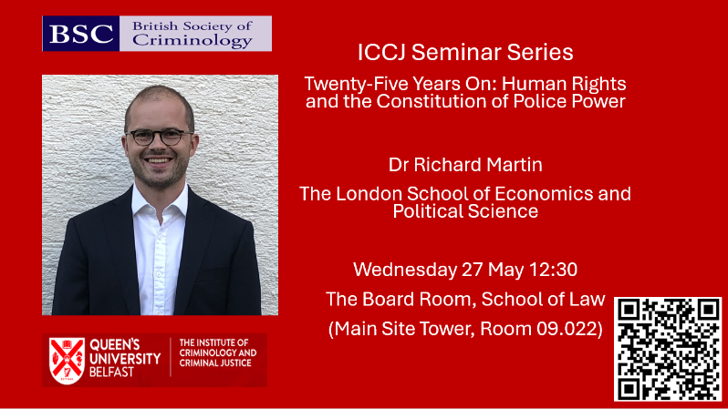 Poster advertising Dr Richard Martin